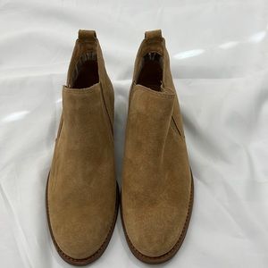 LL Bean booties.  Tan suede . Like new condition. Never worn. Size 7